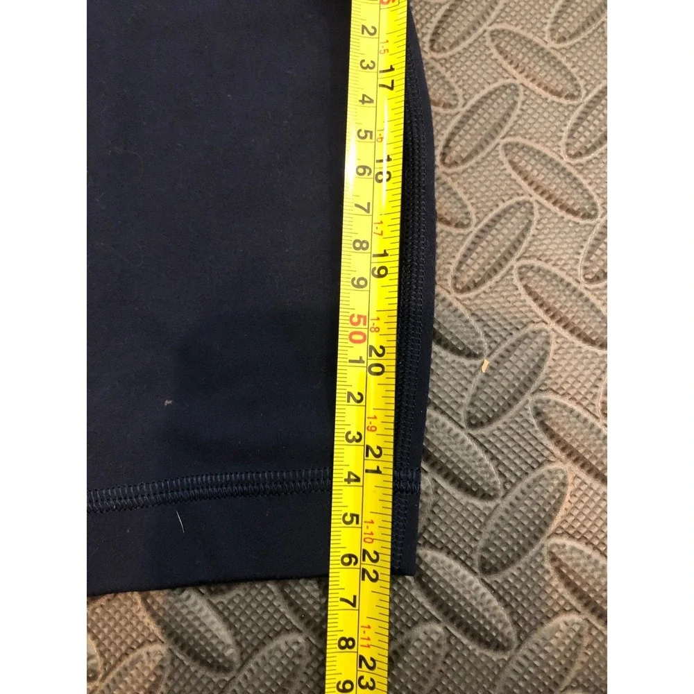 Lululemon Leggings Womens 4 Navy Blue Align High Rise 23 Inch Crop LW6BGJS